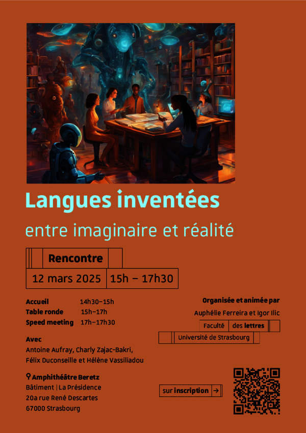 Affiche Langues inventées