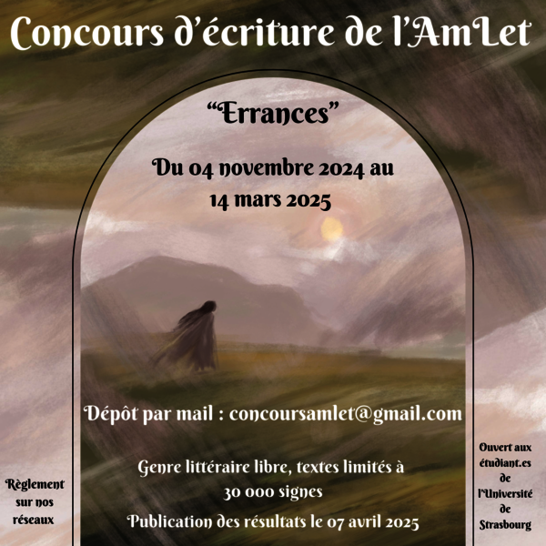 Concours d'écriture de l'AMLET