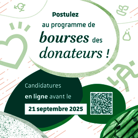Visuel bourses des donateurs Unistra